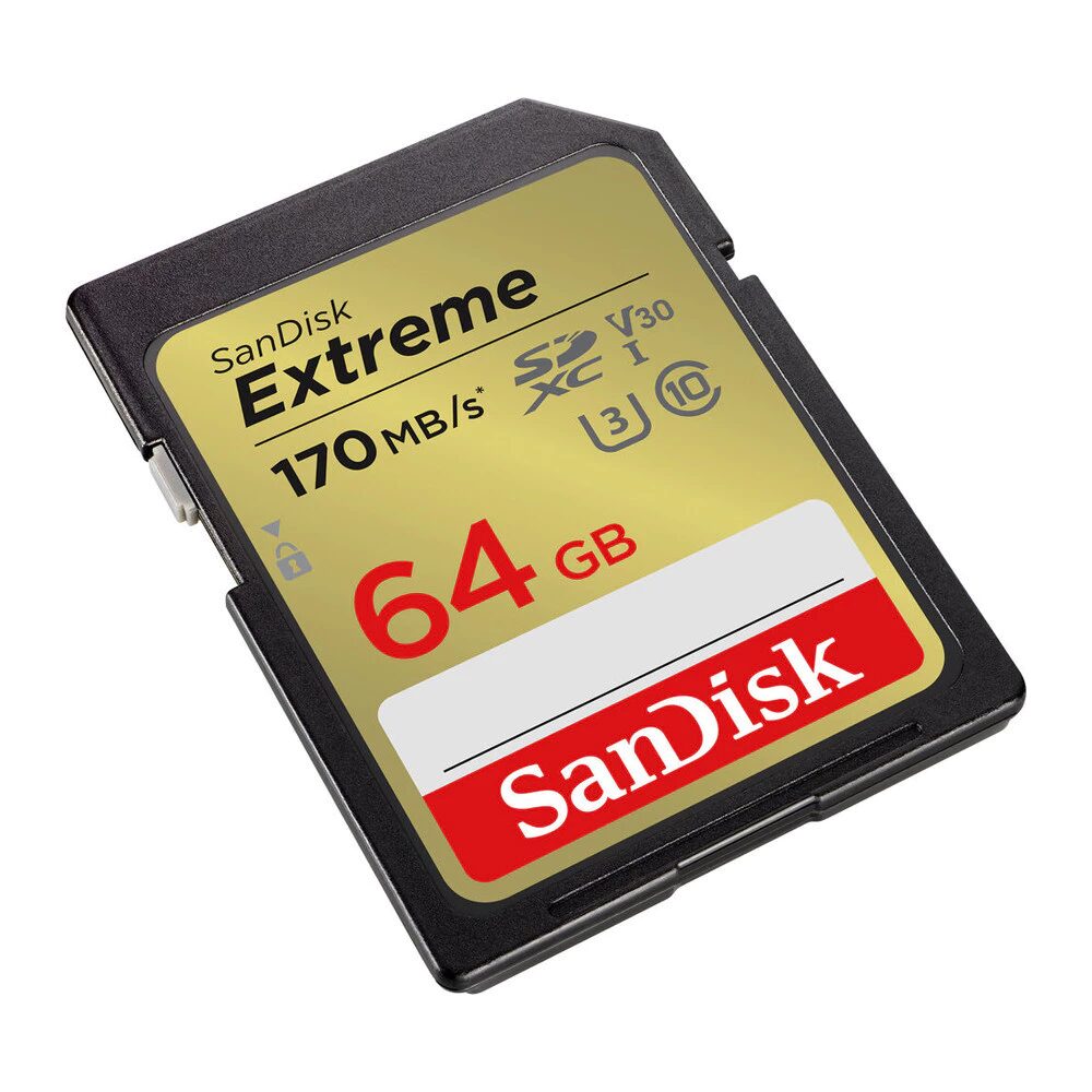 Cartão de Memória - SanDisk - 64GB - Extreme - 170MB/s - UHS-I - SDXC - COD:LNDSE - Imagem 2
