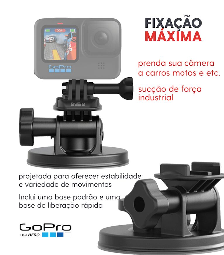 Suporte de Sucção - GoPro - Ventosa - COD:LNDSE - Imagem 2