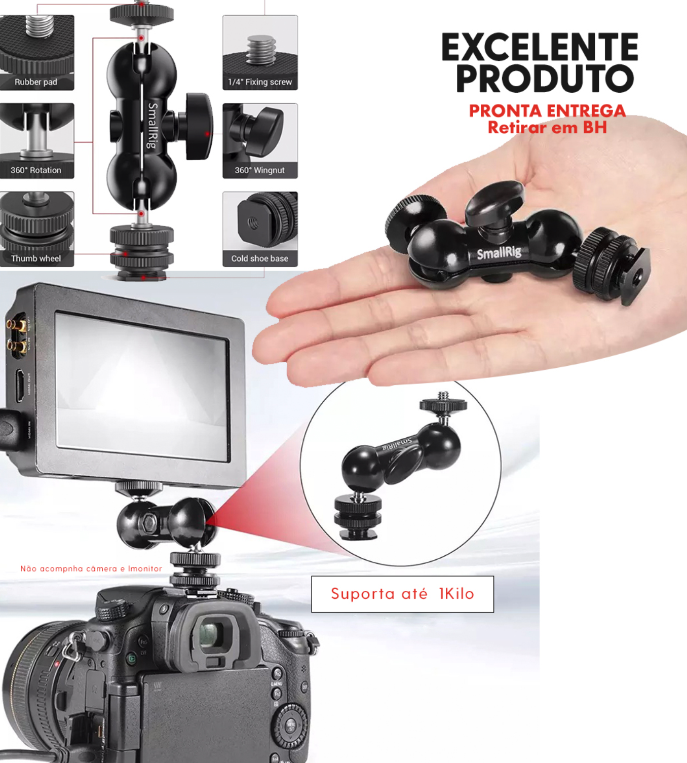 Articulador - SmallRig - Ball - COD:LNDSE