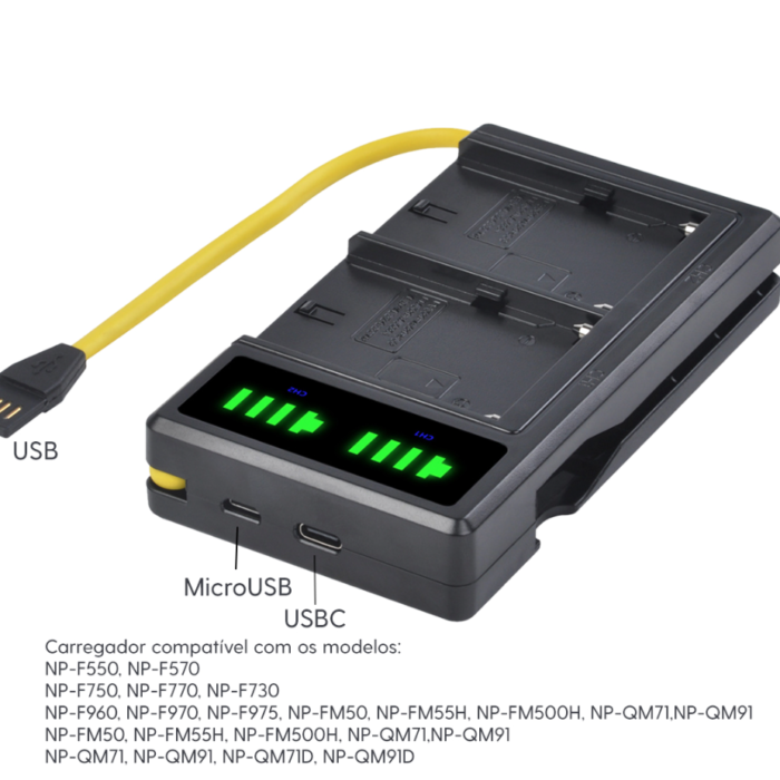 Carregador De Bateria - Batmax - NP-F550 - COD:LNDSE