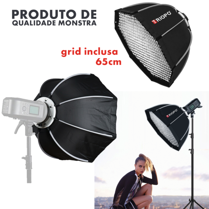 Octabox - Triopo - 65CM - Com Grid Colmeia - COD:LNDSE