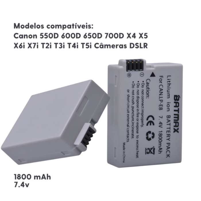 Bateria LP E8 - Batmax - COD:LND