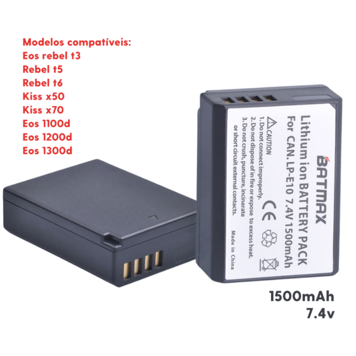 Bateria LP E10 - Batmax - COD:LND