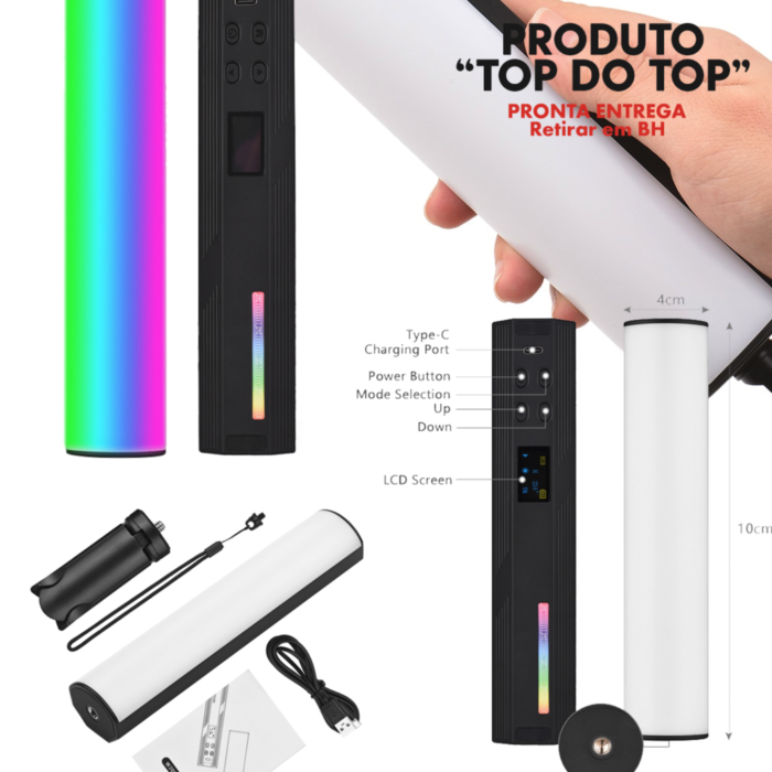 Bastão de LED - Andoer - 200W - COD:LNDSE