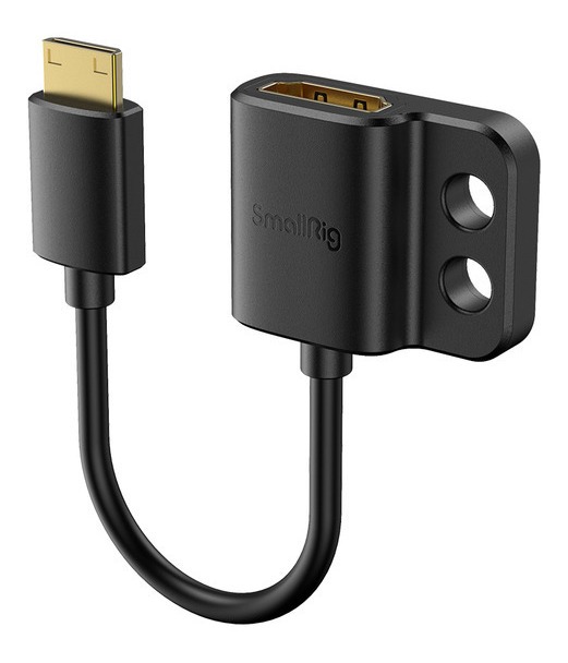 Adptador - SmallRig - Mini HDMI para HDMI Fêmea - COD:LND - Imagem 2