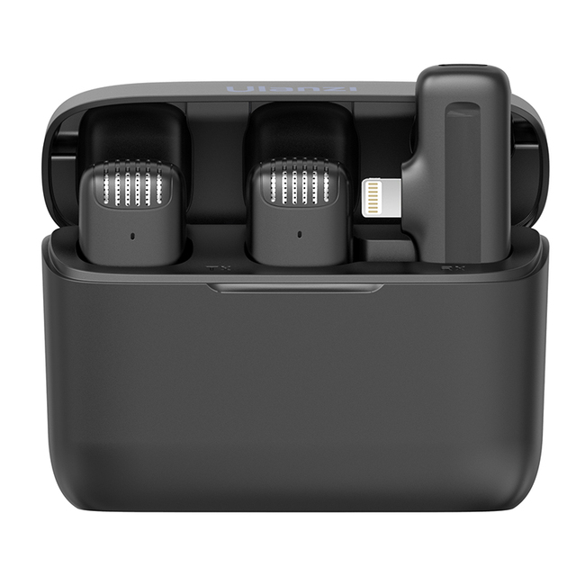 Microfone De Lapela - Ulanzi - Modelo J12 - Para Smartphone - Entrada Lightning - COD:LNDSE