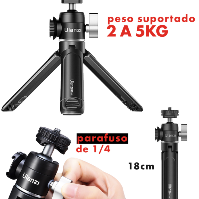 Mini Tripé - Ulanzi - Mt-14 + Ball Head - COD:LND