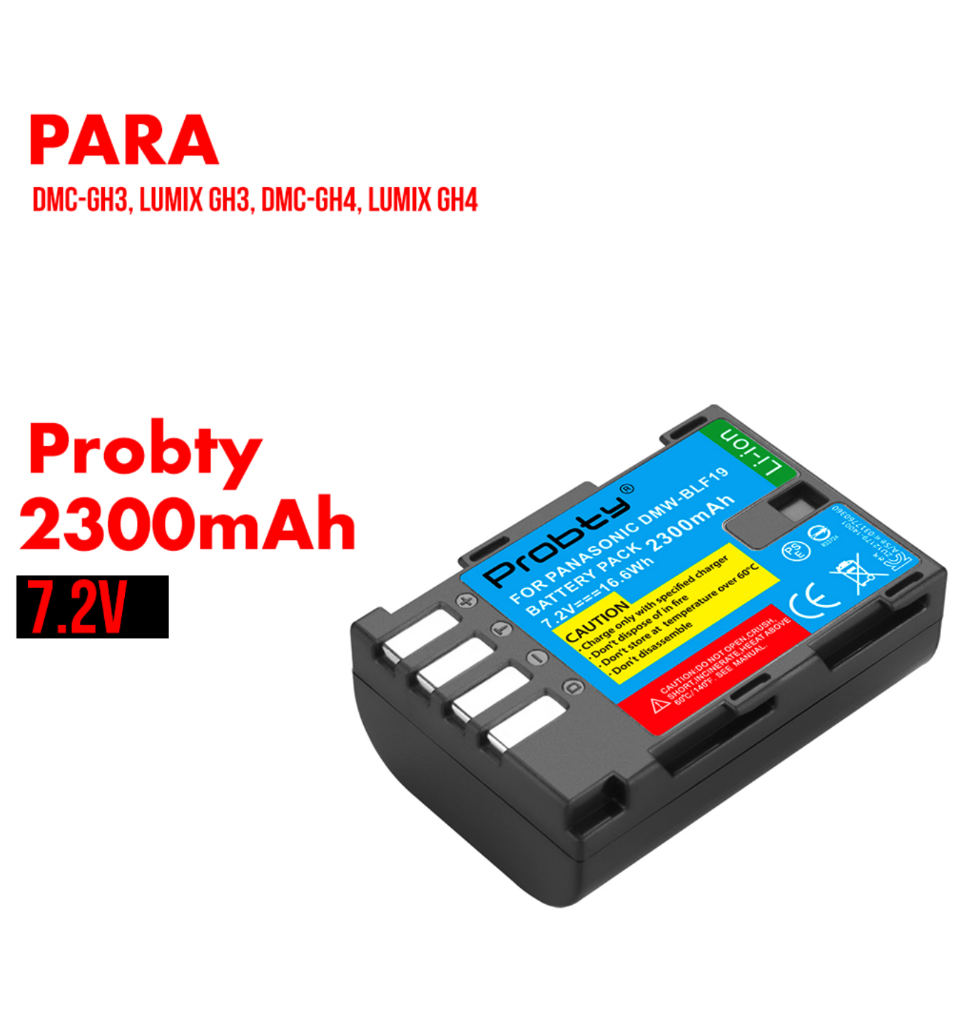 Bateria - para Panasonic - DMW BLF19 - COD:LNDSE