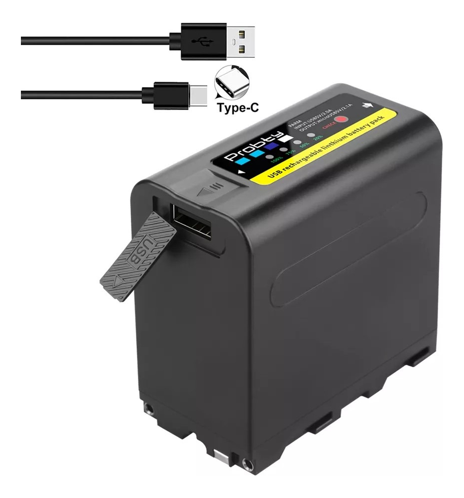 Bateria Probty - NP F980D -10.800mAh - COD:LND - Imagem 3