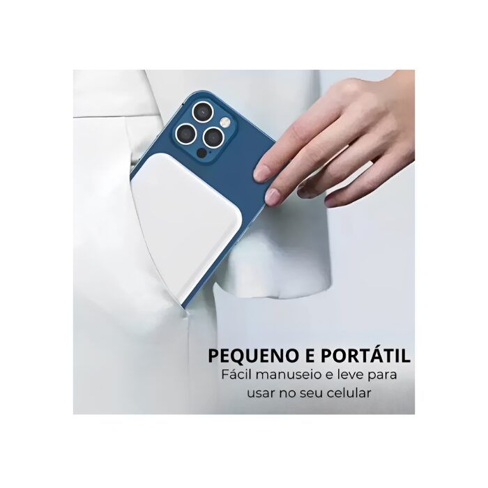 Bateria de Indução Externa - MagSafe Battery Pack - Para Iphone - COD:LND - Imagem 4
