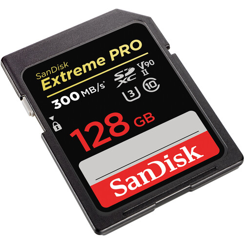 Cartão de Memoria - SanDisk - 128GB - Extreme PRO - 300Mb/s - V90 - SDXC - UHS-II - COD:LNDSE - Imagem 3