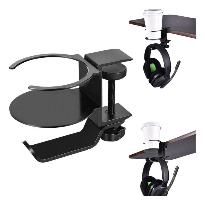 Suporte Porta Copos Bolsa E Fone Para Mesas - COD:LNDSE