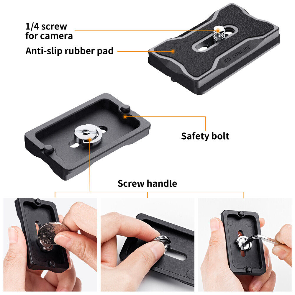 Cabeça de Tripé 360 - K&F CONCEPT - Ballhead - BH 35L (15KG) - COD:LND - Imagem 2