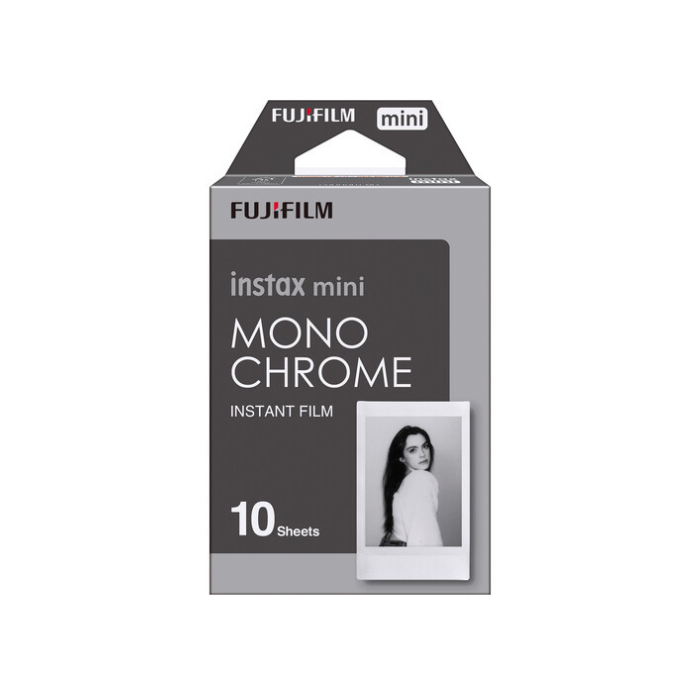 Filmes para Mini Instax - Mono Chrome - P&B - Fujifilm - 10 Poses (Preto e Branco) - COD:LND
