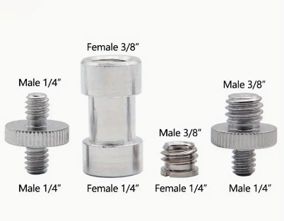 Adaptador - Pino Engate Rápido Para Tripés - Kit com 4 peças  - COD:LND