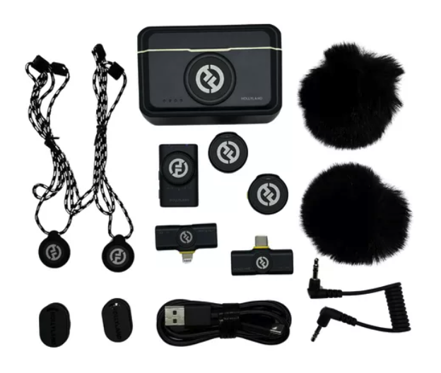 Microfone Lapela Hollyland - Lark M2 (Versão Combo) - COD:LND - Imagem 2