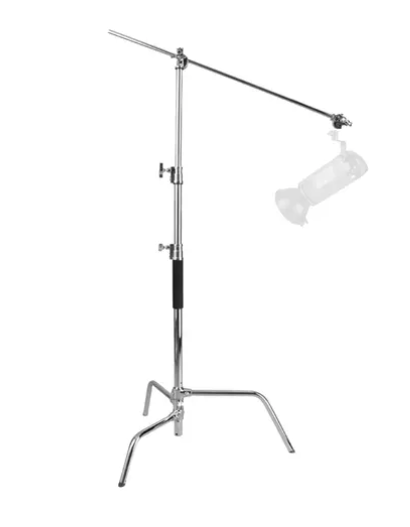 Tripé Girafa (Century) - Iluminação - Aço Inox - Tamanho 3,3m - TGF330i - COD:LND
