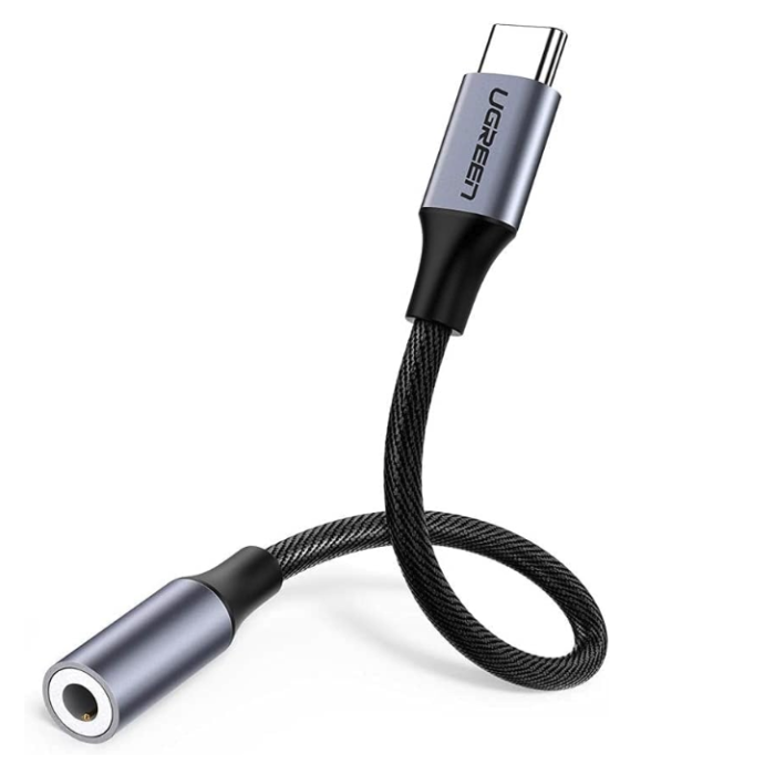 Cabo de áudio UGREEN - USB-C Macho para P2 Fêmea - COD:LND