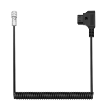 Cabo Espiral de Alimentação - Probty - BMPCC 4K 6K Pro - Weipu para D-TAP Macho - Black Magic - COD:LND