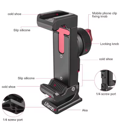 Suporte de Alumínio - Para SmartPhone/Iphone - Ulanzi - ST 27 - COD:LND - Imagem 2