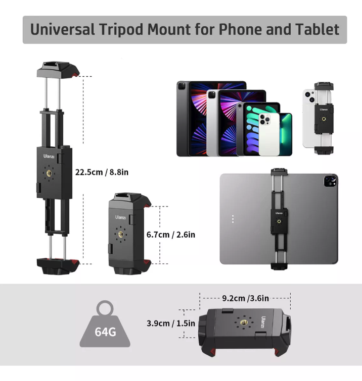 Suporte Universal - Para Smartphone/Iphone/Tablet/Ipad - Ulanzi - St-29 - COD:LND - Imagem 6