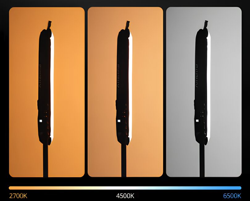 Bastão de Led Inflável - Ambitful GC12 – Iluminação LED Portátil, Ajustável - 2700K a 6500K - Para Fotografia e Vídeo - COD:LND - Imagem 4