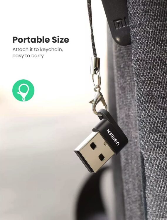 Adaptador - UGREEN - De USB 2.0 Para USB-C - US280 - COD:LND - Imagem 4