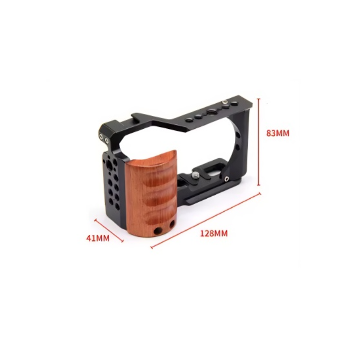 Cage/Gaiola com Grip de Madeira + Top Handle - Sony ZVE10 - COD:LND - Imagem 3