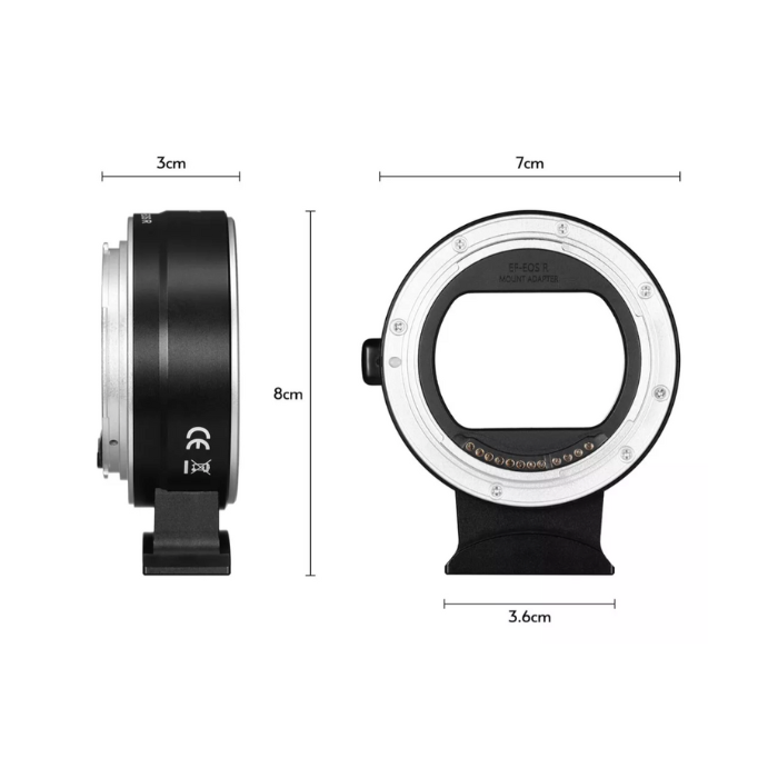 Adaptador – Andoer - EF-EOS – Para Canon R – COD:LND - Imagem 3