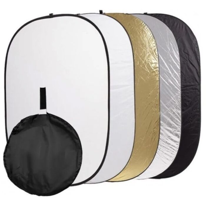 Difusor Rebatedor Circular 5x1 Para Estúdio - 120x180cm