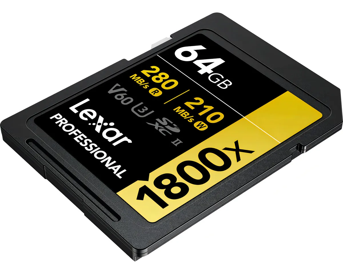 Cartão SD Lexar 64GB Professional 280MB/s UHS-II V60 4K - Imagem 2