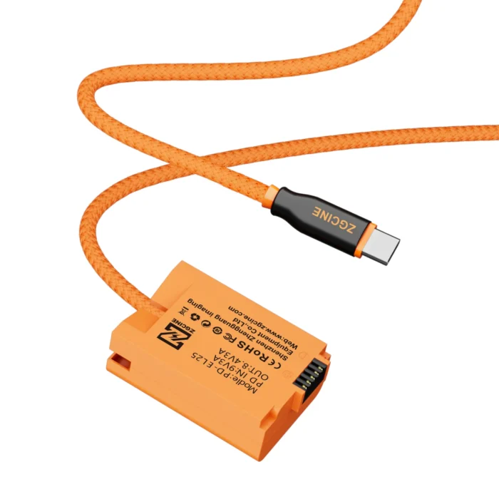 ZGCINE Cabo Dummy Battery USB-C PD para Sony PD-FW50 Z