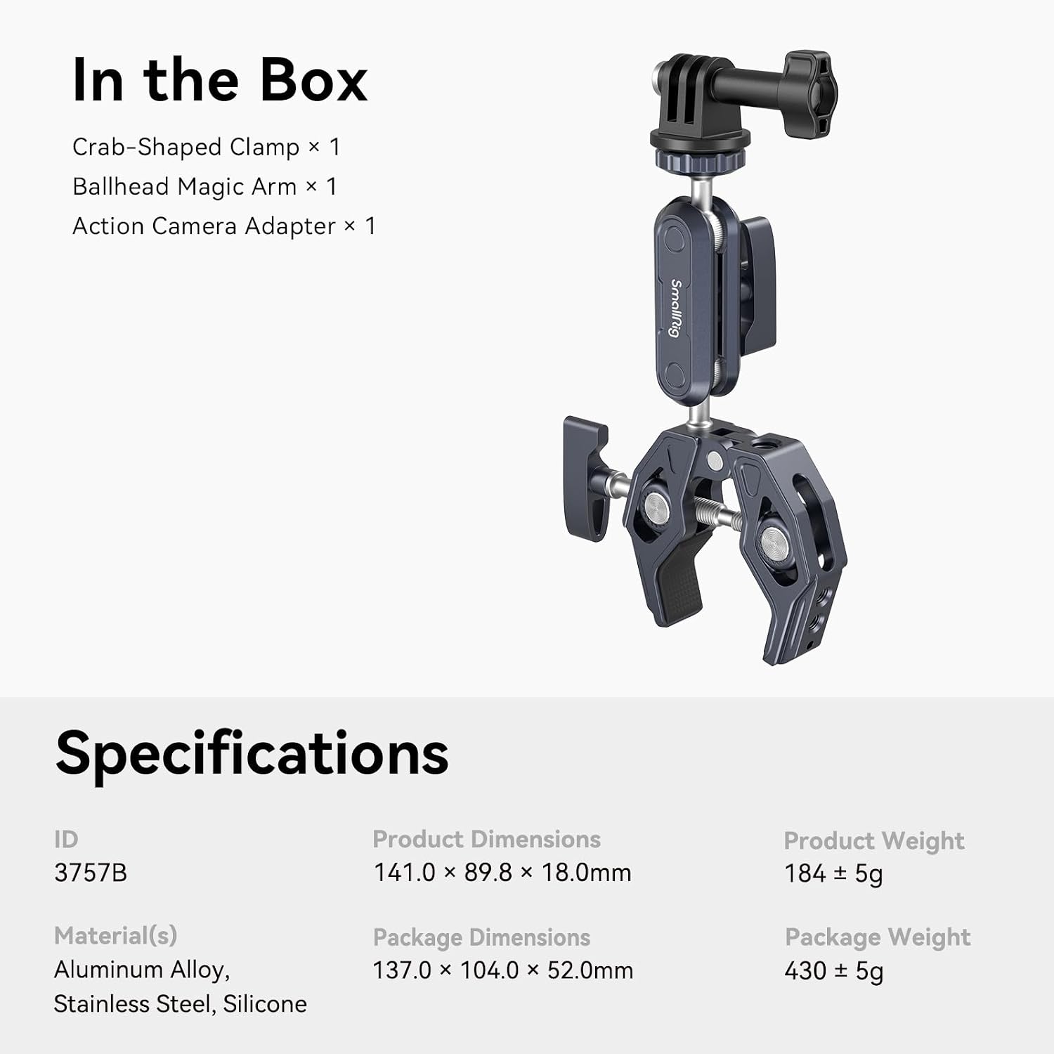 SMALLRIG Suporte super braçadeira - Imagem 2