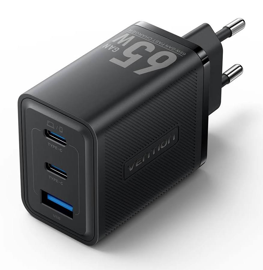 Carregador GaN USB-C – VENTION – 65W – Z