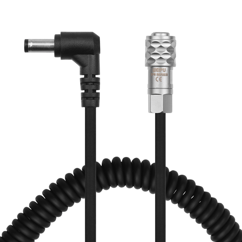 Cabo Espiral DC para 2 Pinos – para Blackmagic BMPCC 4K / 6K - Z - Imagem 2