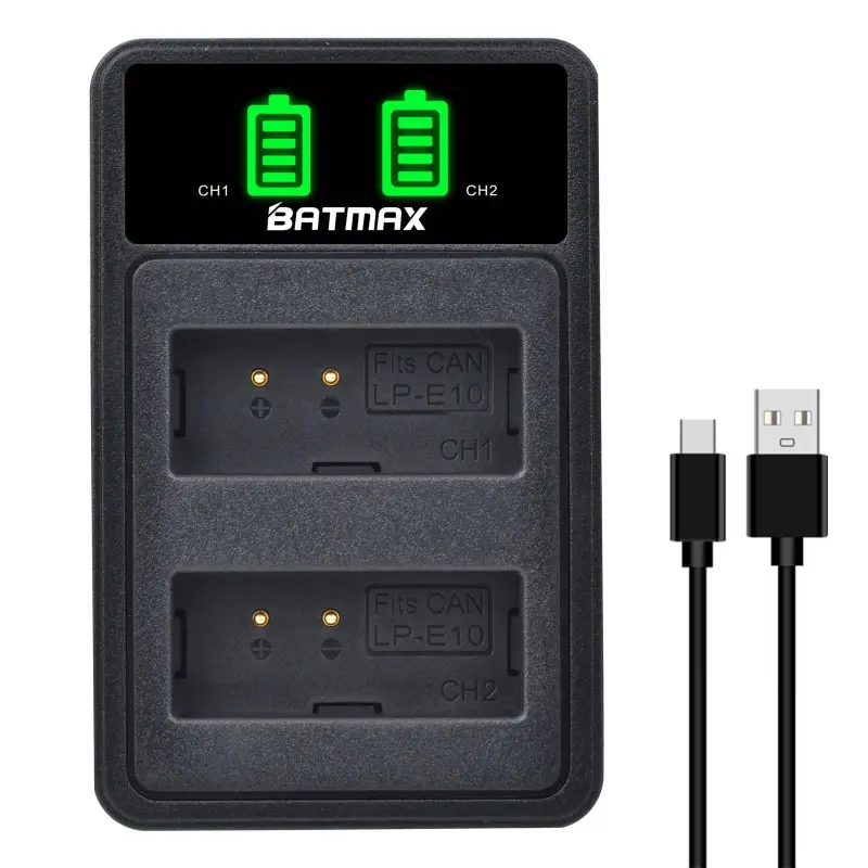 Carregador de Bateria – BATMAX – LP-E10 Z
