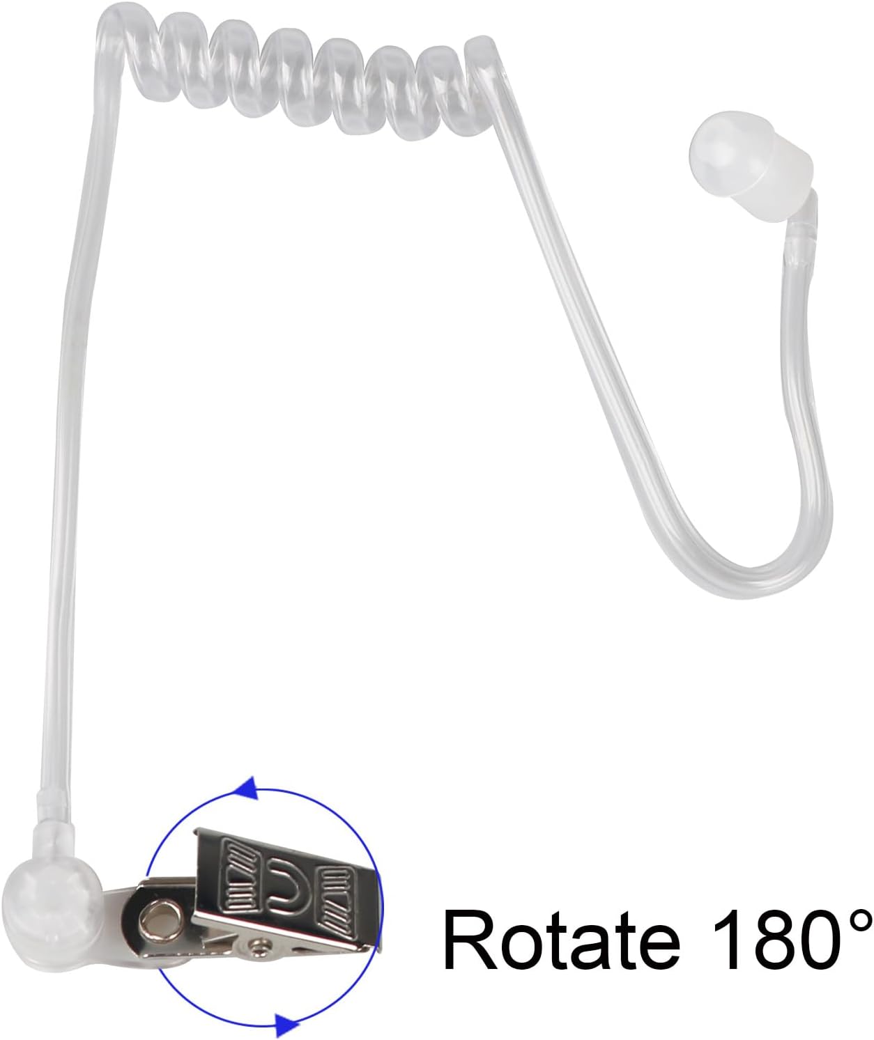 Fone de Ouvido com Microfone PTT e Tubo Acústico para Rádio Comunicador - Z - DCP - Imagem 5