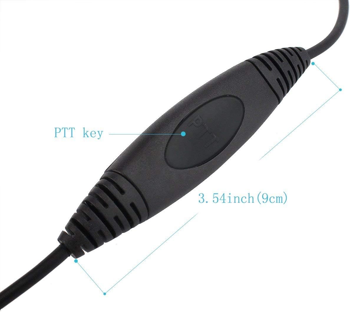 Fone de Ouvido com Microfone de Garganta PTT e Tubo Acústico - Z - DCQ - Imagem 6