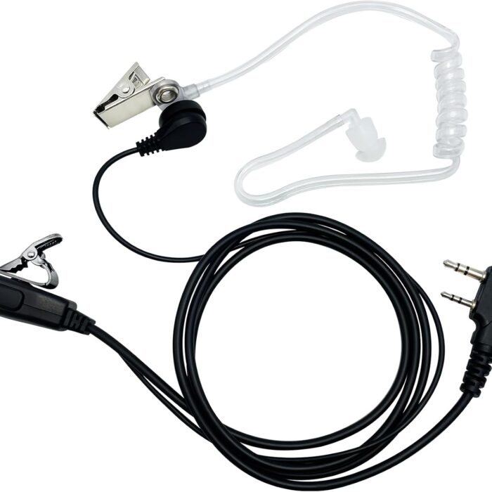 Fone de Ouvido com Microfone PTT e Tubo Acústico para Rádio Comunicador - Z - DCP