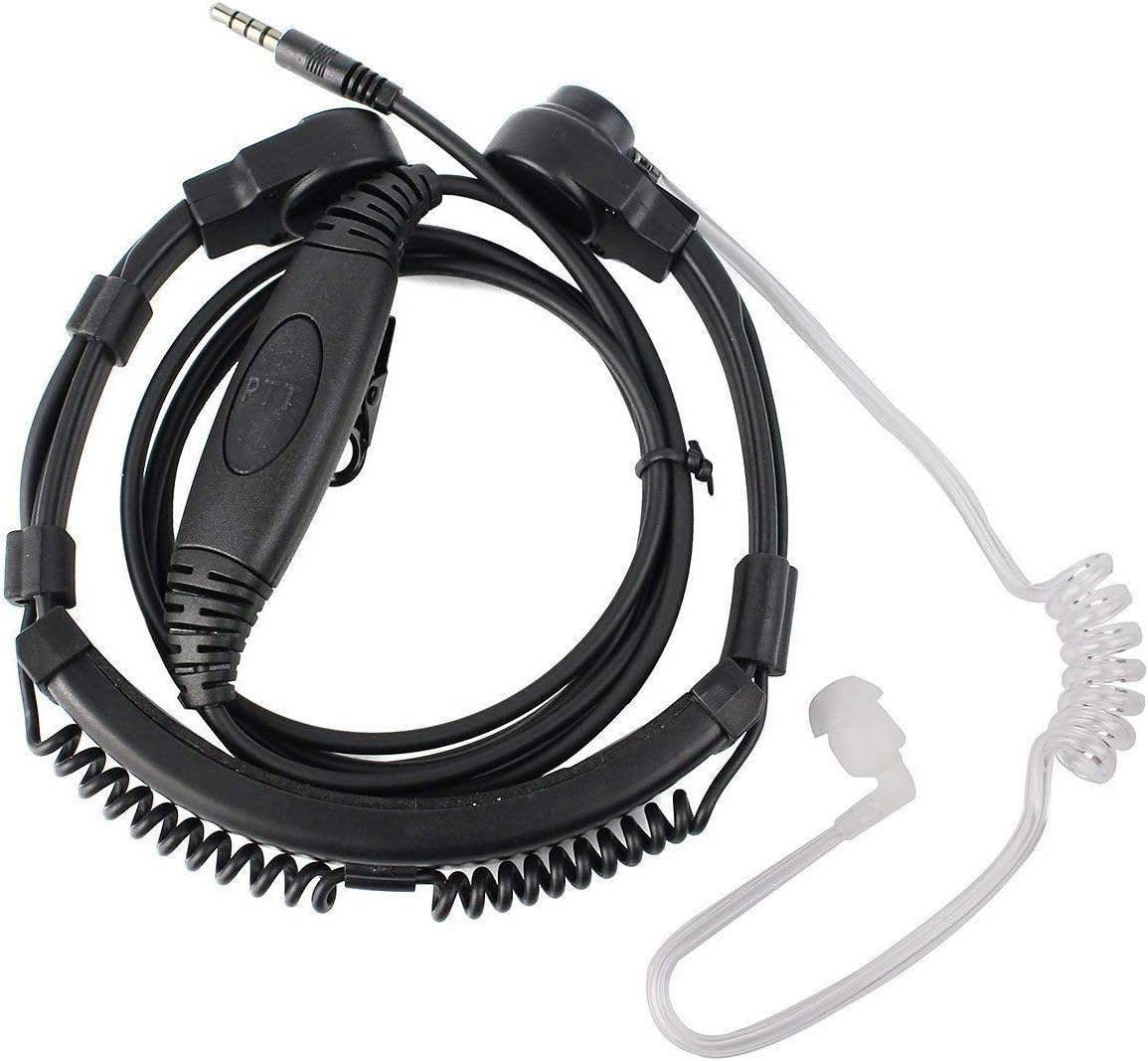 Fone de Ouvido com Microfone de Garganta PTT e Tubo Acústico - Z - DCQ - Imagem 4