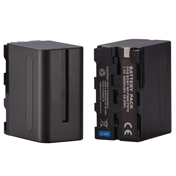 Bateria NP-F960 / NP-F970 – 6600mAh – 7,4V – Li-Ion – Compatível com Série NP-F - Z