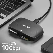 Leitor de Cartão CFexpress Tipo B / SD – LEXAR – RW520 – USB 3.2 Gen 2 - Z - DCP - Imagem 2