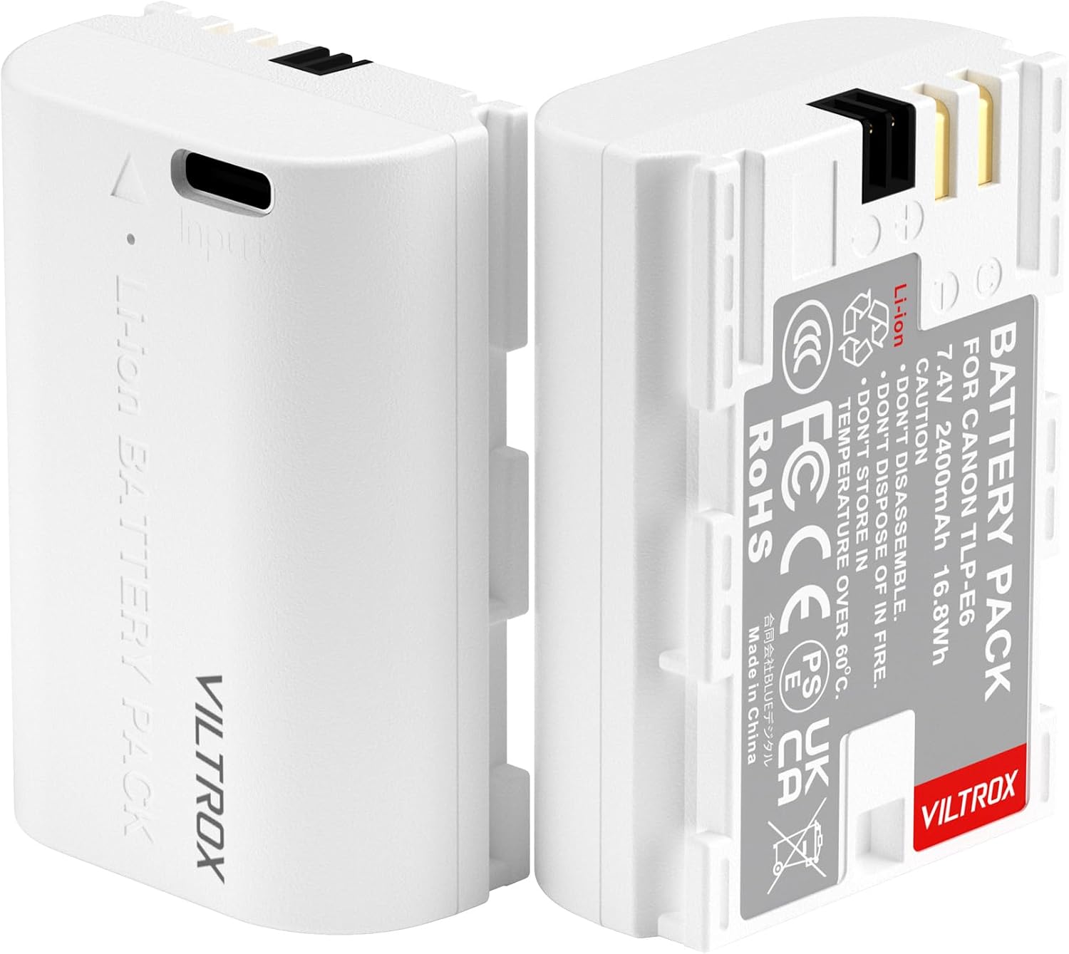 Bateria TLP-E6 - 2400mAh - Viltrox - COD:LND - Z - Imagem 2