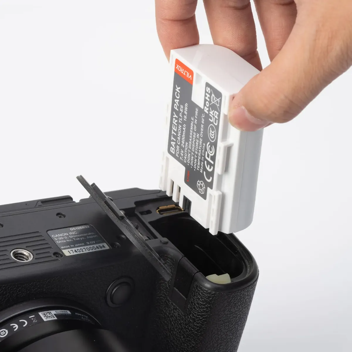 Bateria TLP-E6 - 2400mAh - Viltrox - COD:LND - Z - Imagem 3